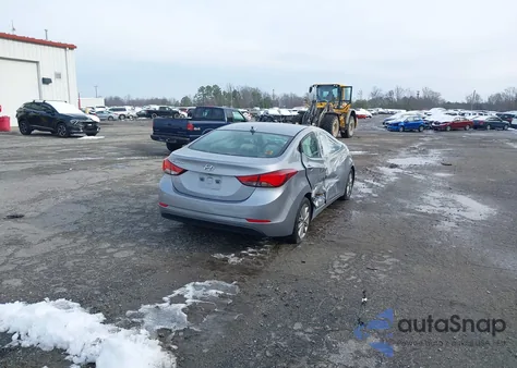 2016 Hyundai Elantra Se из США, поврежденный, VIN 5NPDH4AE2GH687460